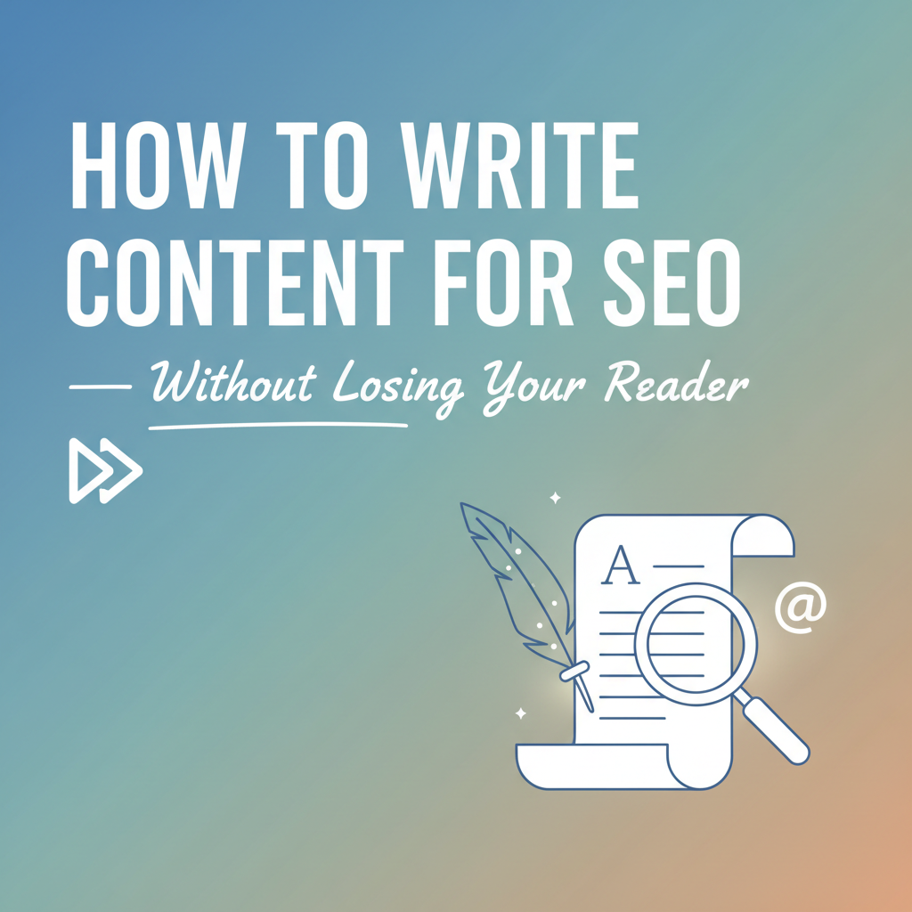 Read more about the article How to Write Content for SEO — Without Losing Your Reader